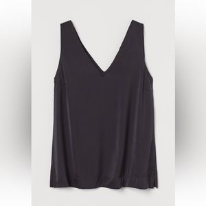 V-Neck Satin Tank Top